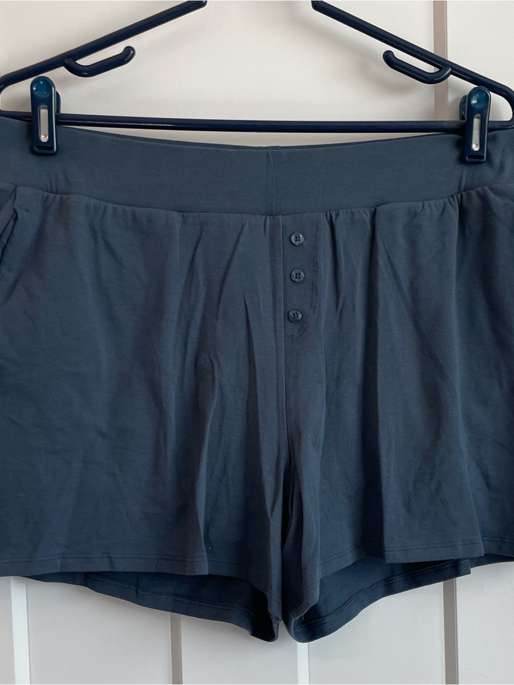Women's Slate Blue Jockey Knit Shorts